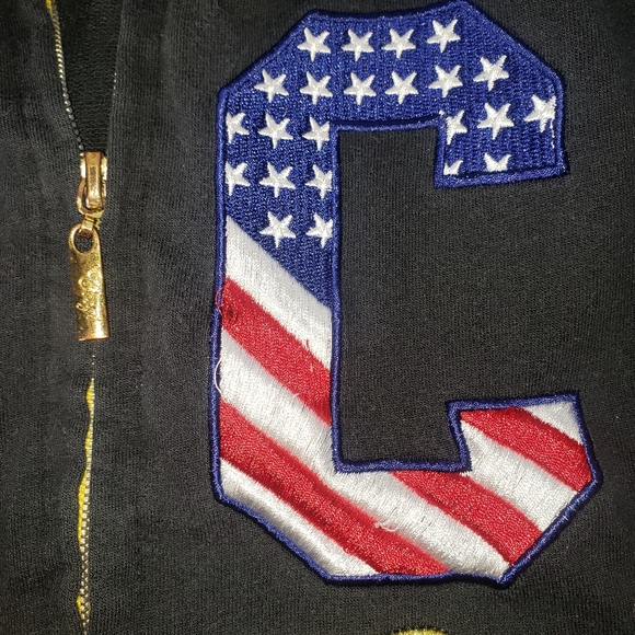 COOGI BLACK & RED HOODIE SWEATSHIRT KID'S SIZE MEDIUM - Picture 4 of 9